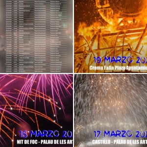 Fallas de Valencia 2026 - Event Cards