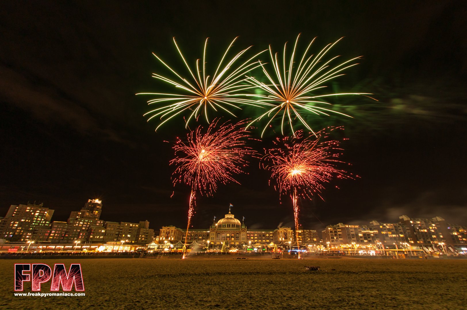 01-12-2019 , wintervuurwerk Scheveningen