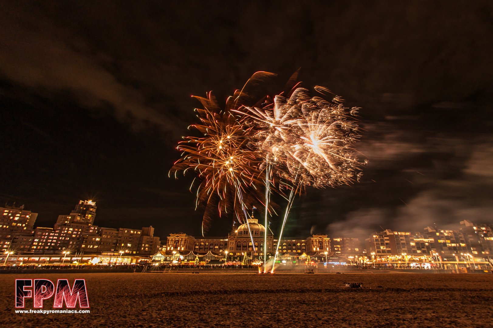 01-12-2019 , wintervuurwerk Scheveningen