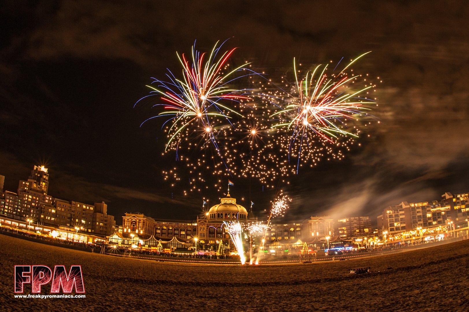 01-12-2019 , wintervuurwerk Scheveningen