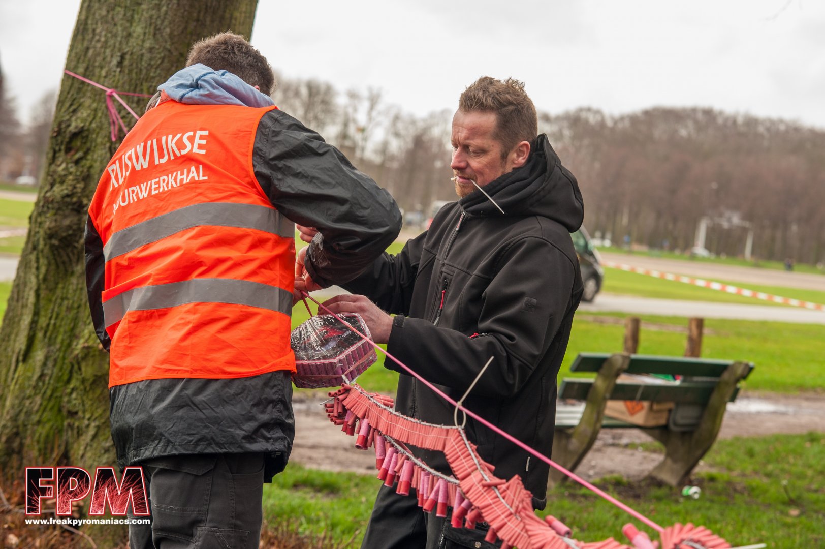 demonstratie vuurwerk federatie - 04-02-2020