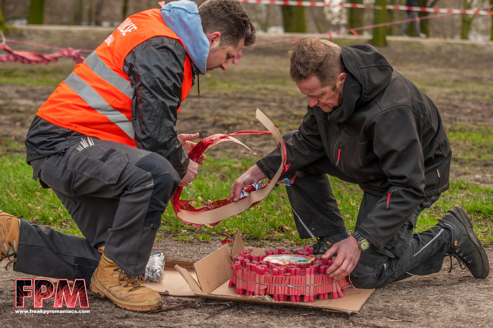 demonstratie vuurwerk federatie - 04-02-2020