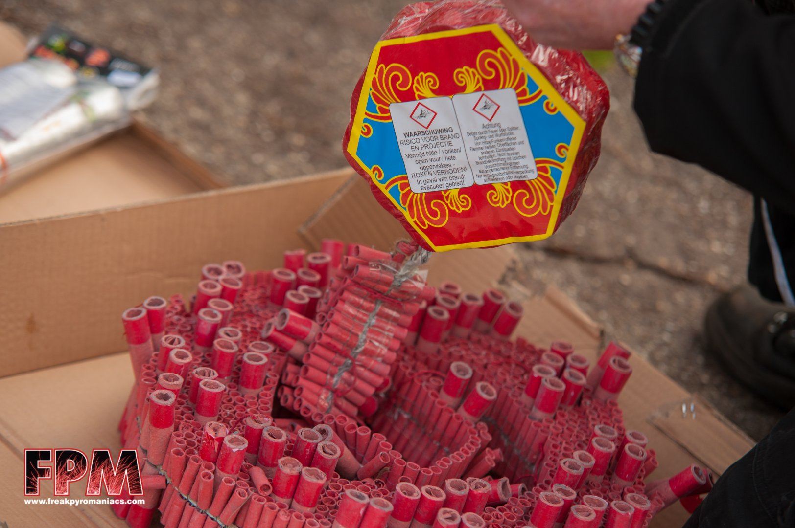 demonstratie vuurwerk federatie - 04-02-2020