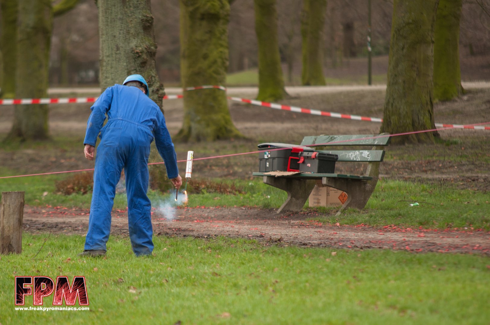 demonstratie vuurwerk federatie - 04-02-2020