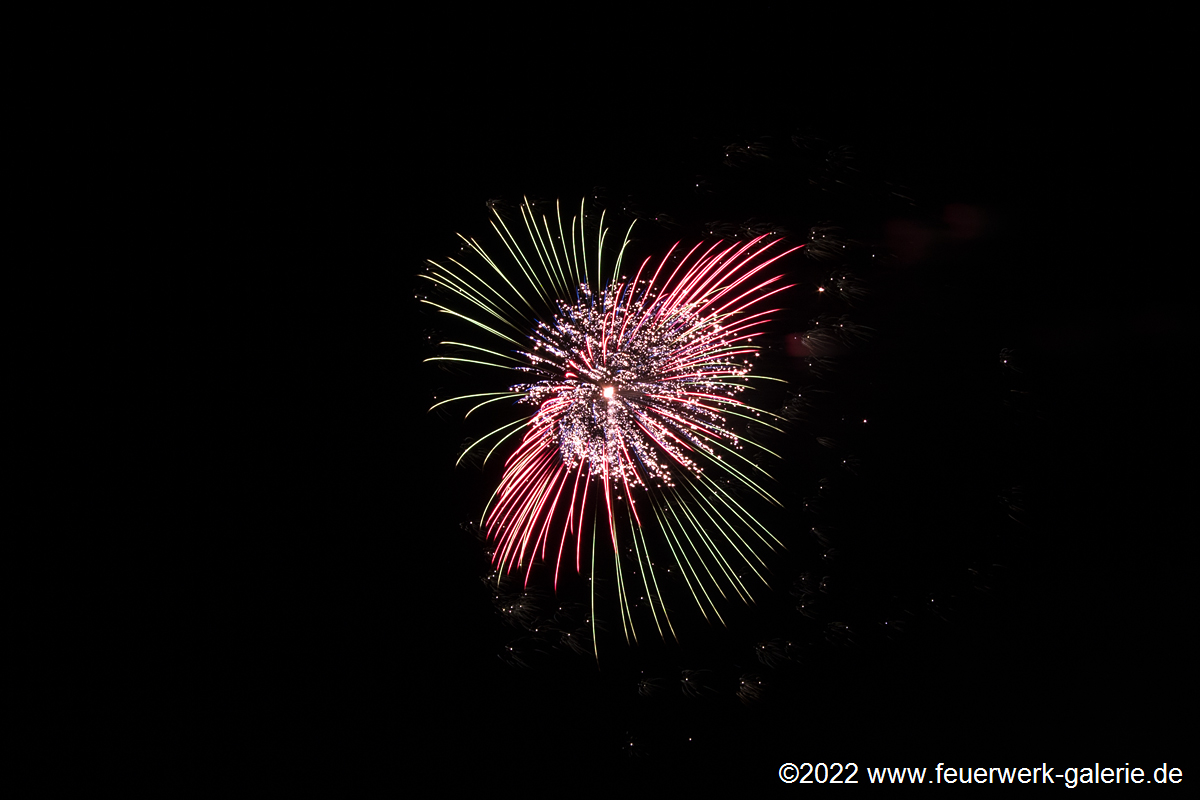 Fireworks for Japantag in Düsseldorf 2022