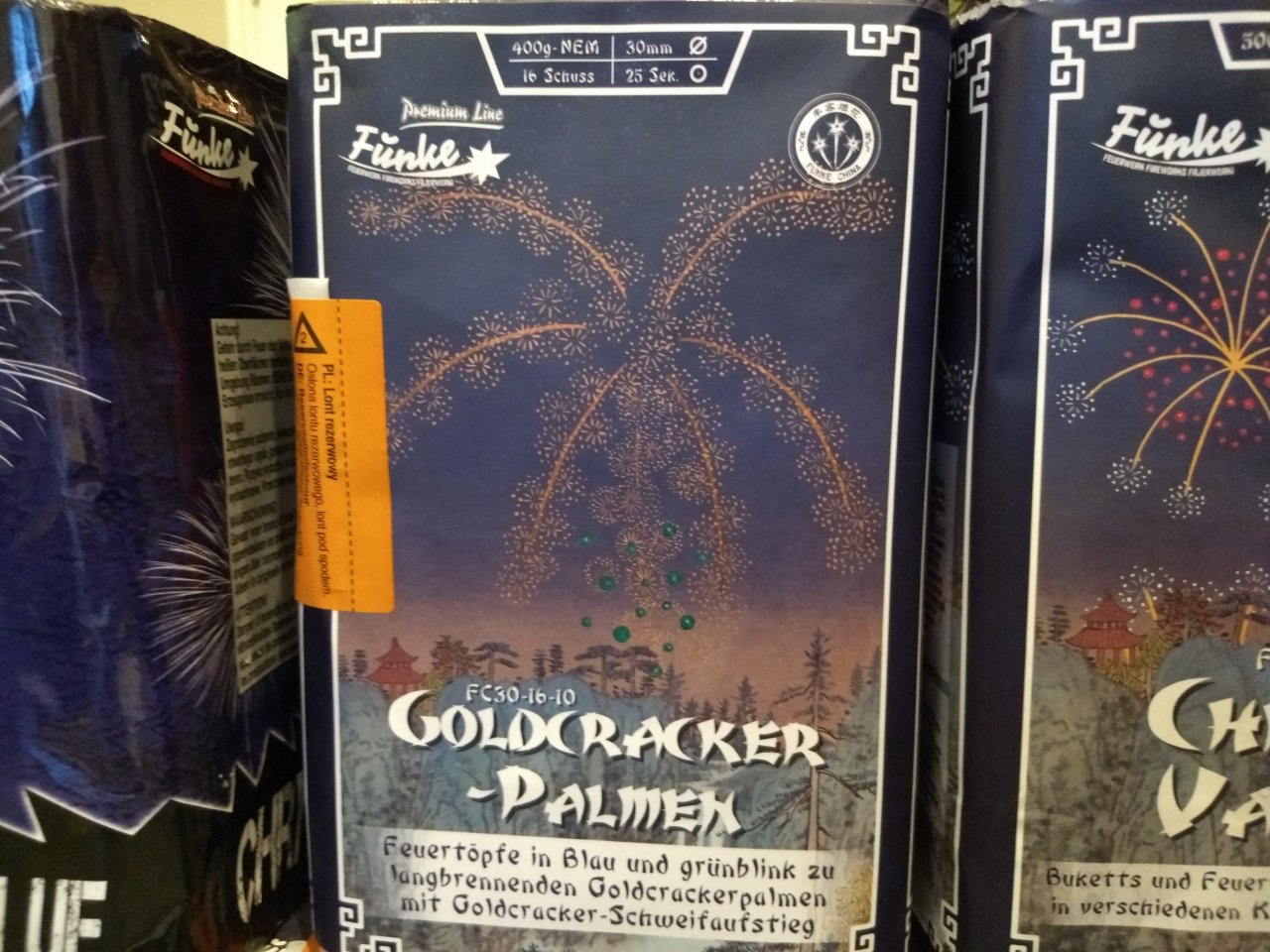 Gold Cracker Palmen