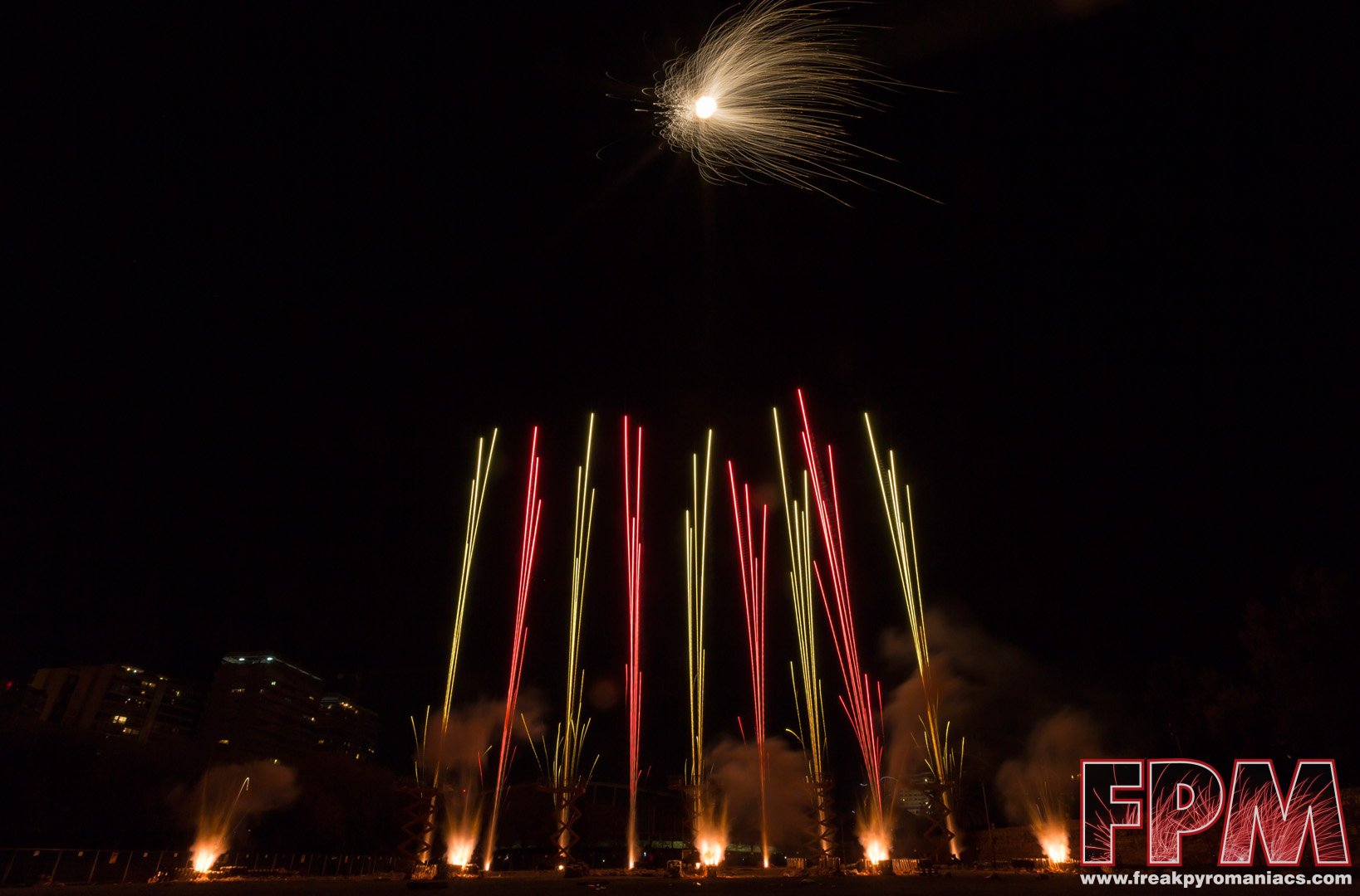 Nit del Foc pirotecnia Marti