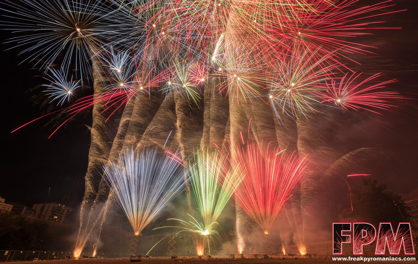 Nit del Foc pirotecnia Marti