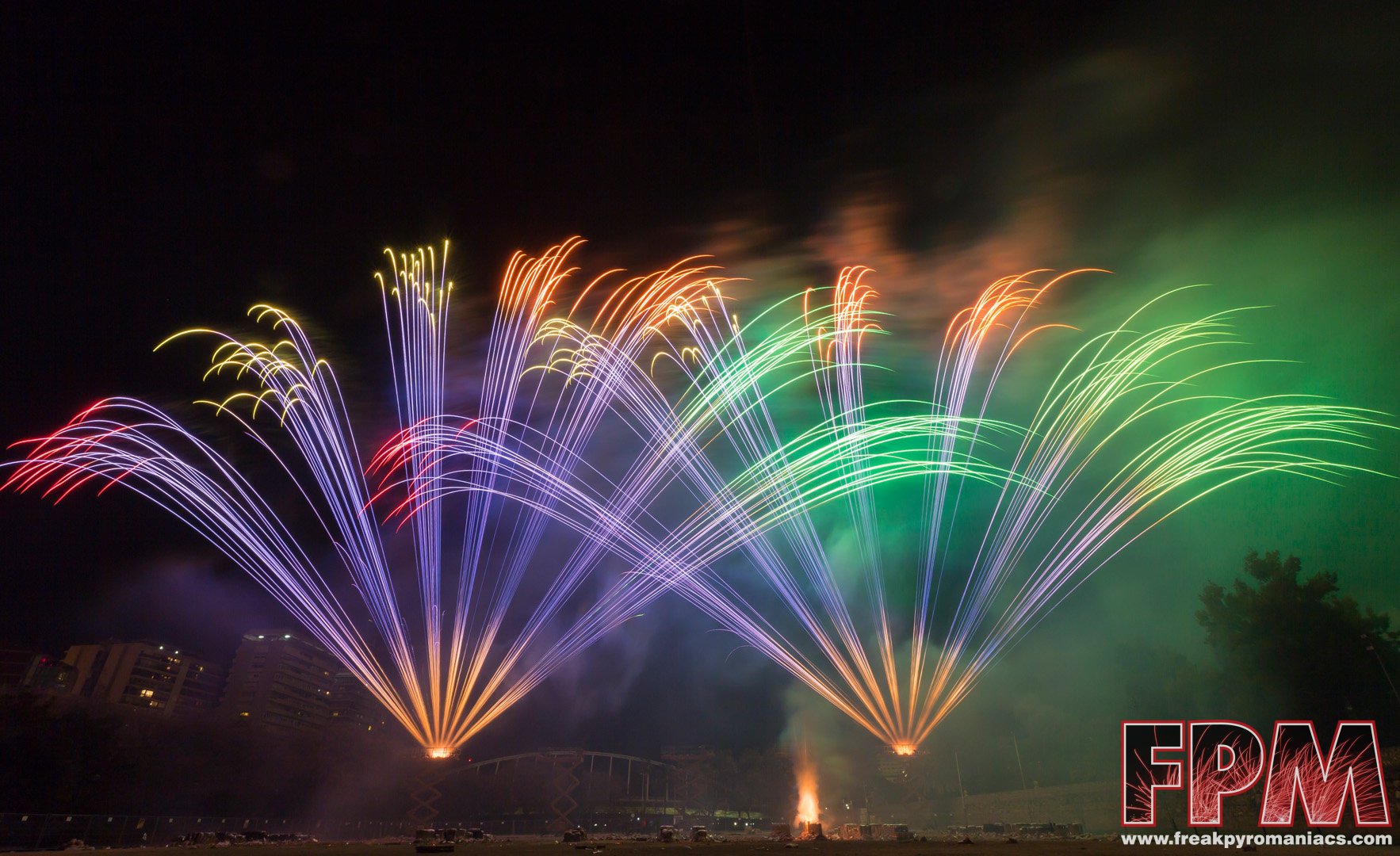 Nit del Foc pirotecnia Marti
