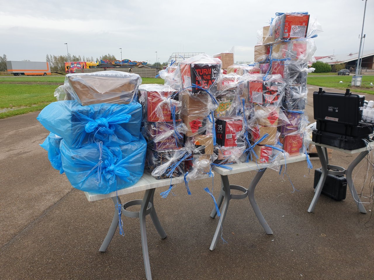Opbouw 70 jarig bestaan Van Tol  Versunie