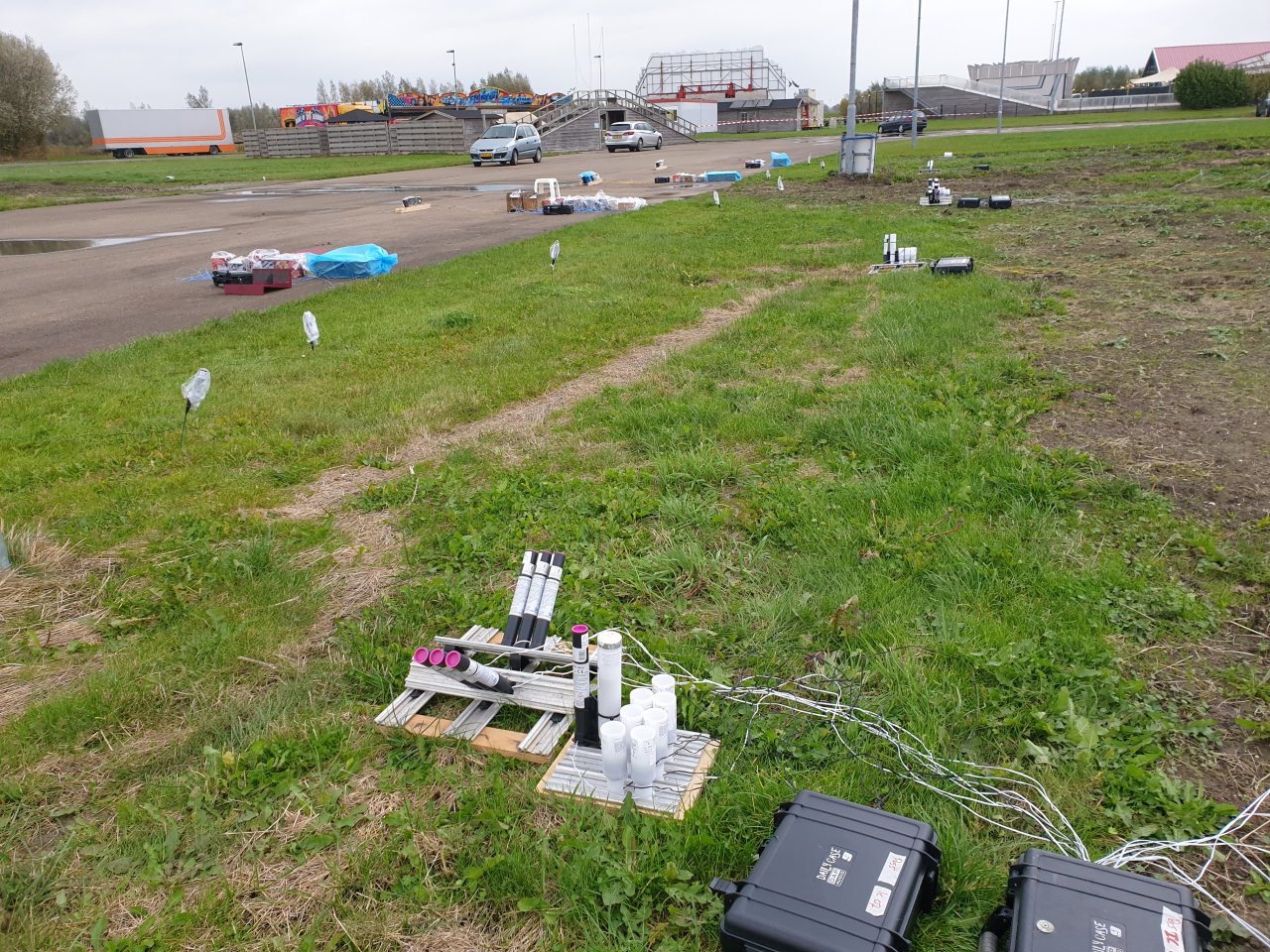 Opbouw 70 jarig bestaan Van Tol  Versunie