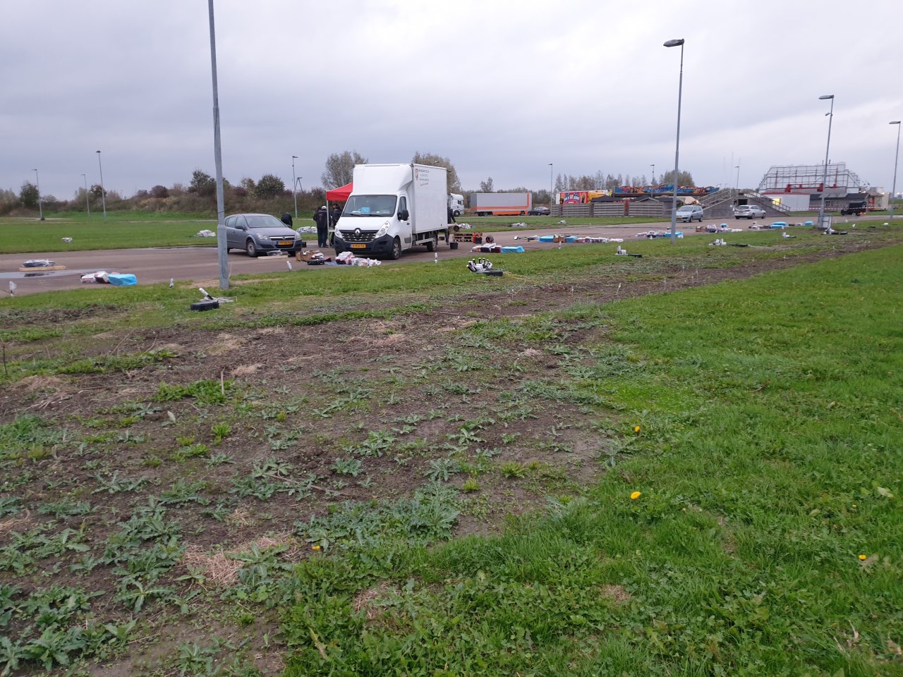 Opbouw 70 jarig bestaan Van Tol  Versunie