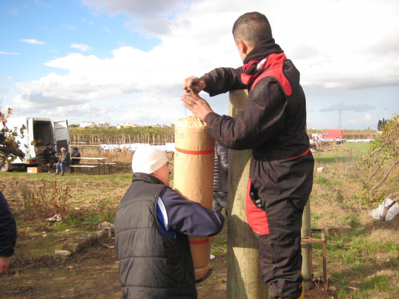 Opbouw dagshow broers Pannella op 9 november.