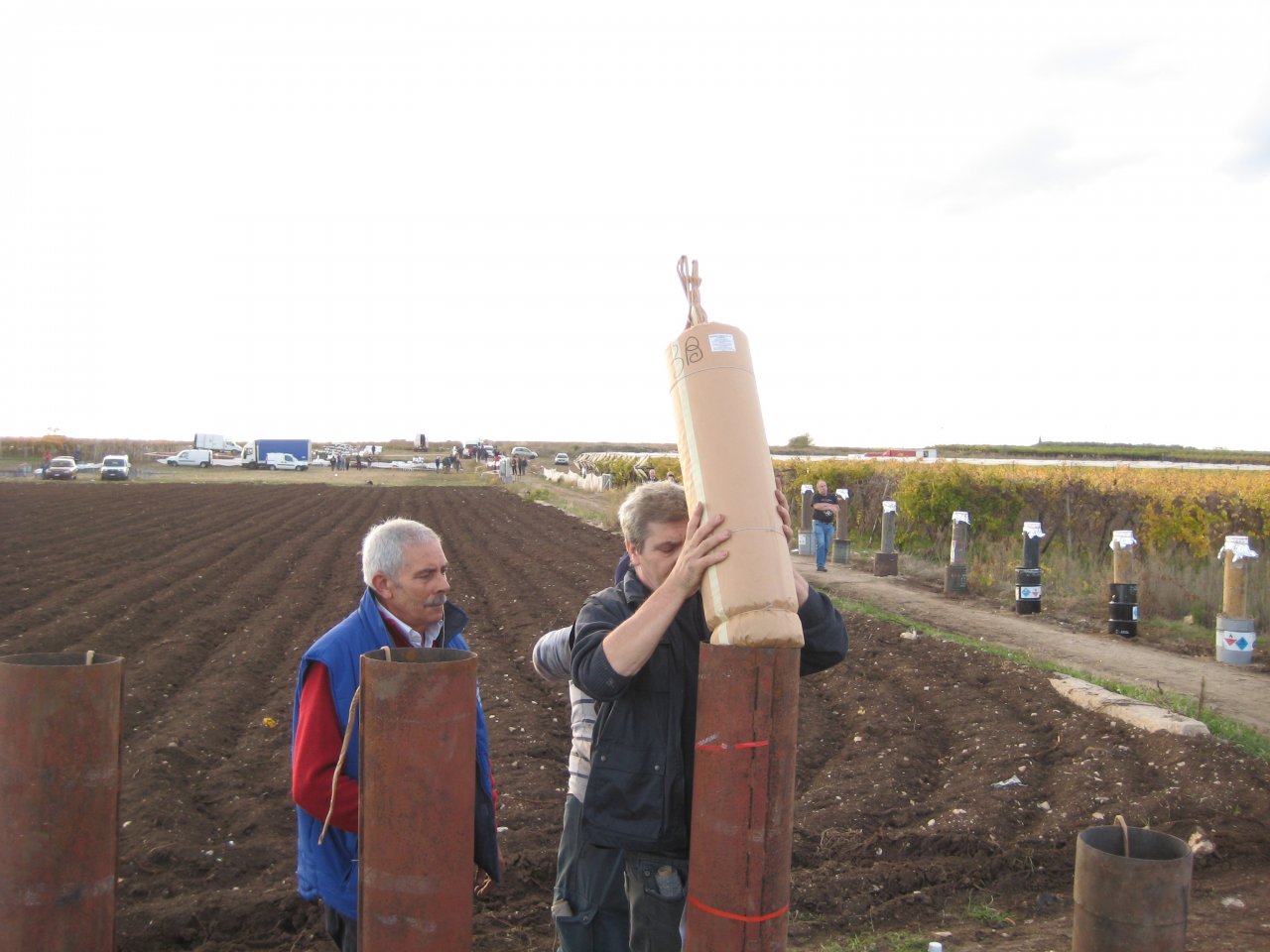 Opbouw dagshow Raffaele Boccia op 9 november.