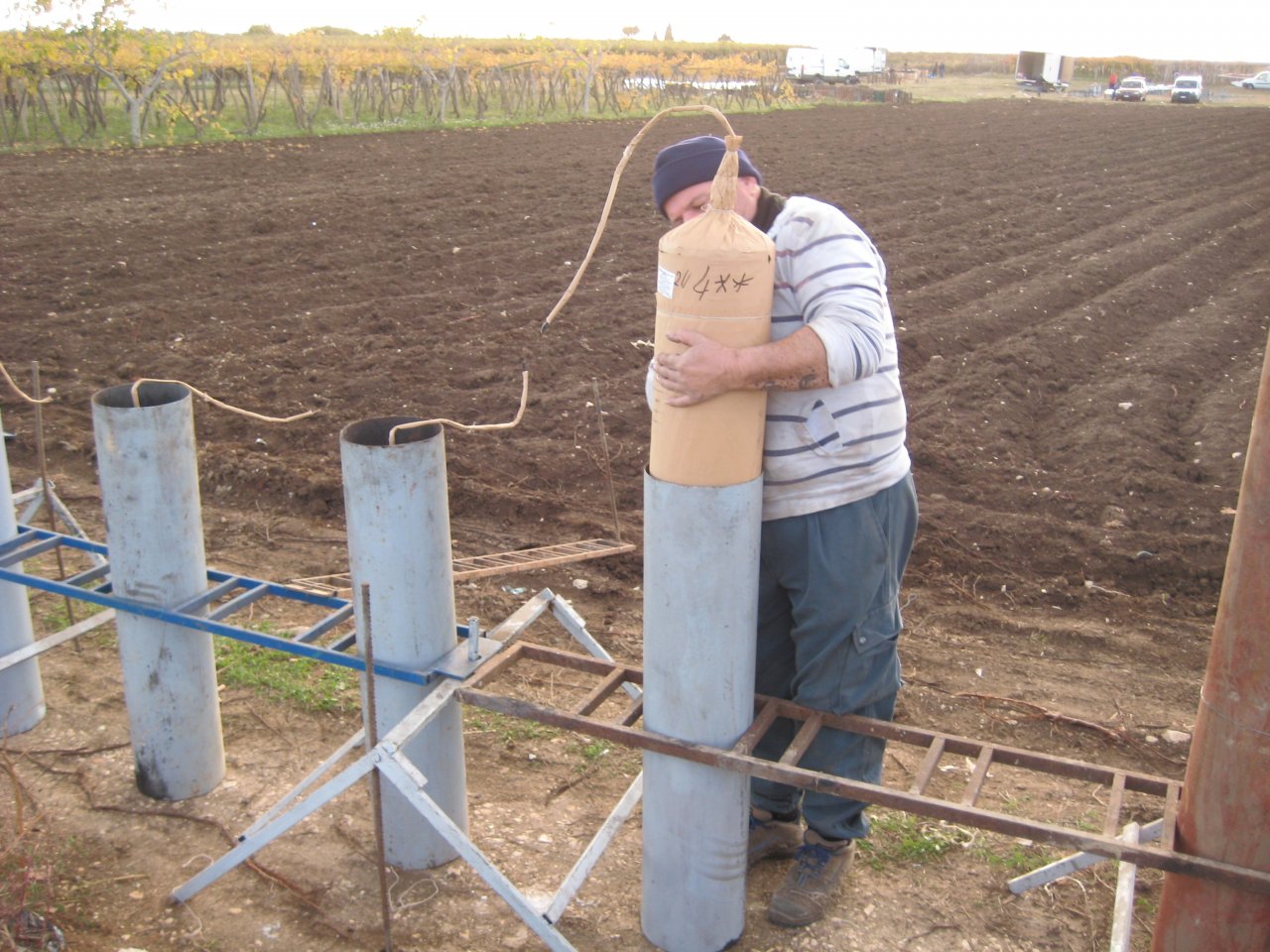 Opbouw Raffaele Boccia op 9 november.