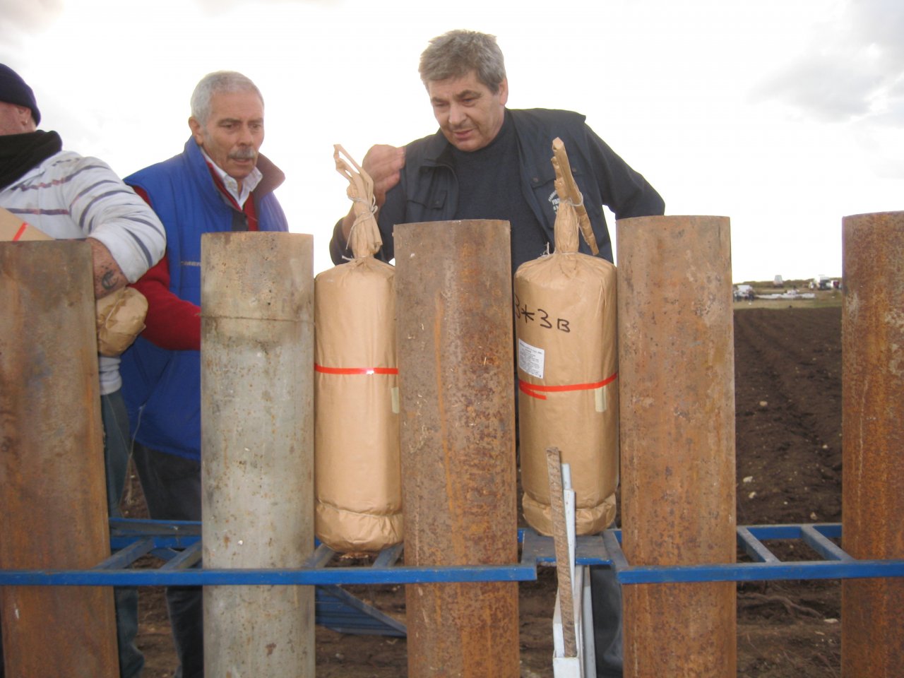 Opbouw Raffaele Boccia op 9 november.