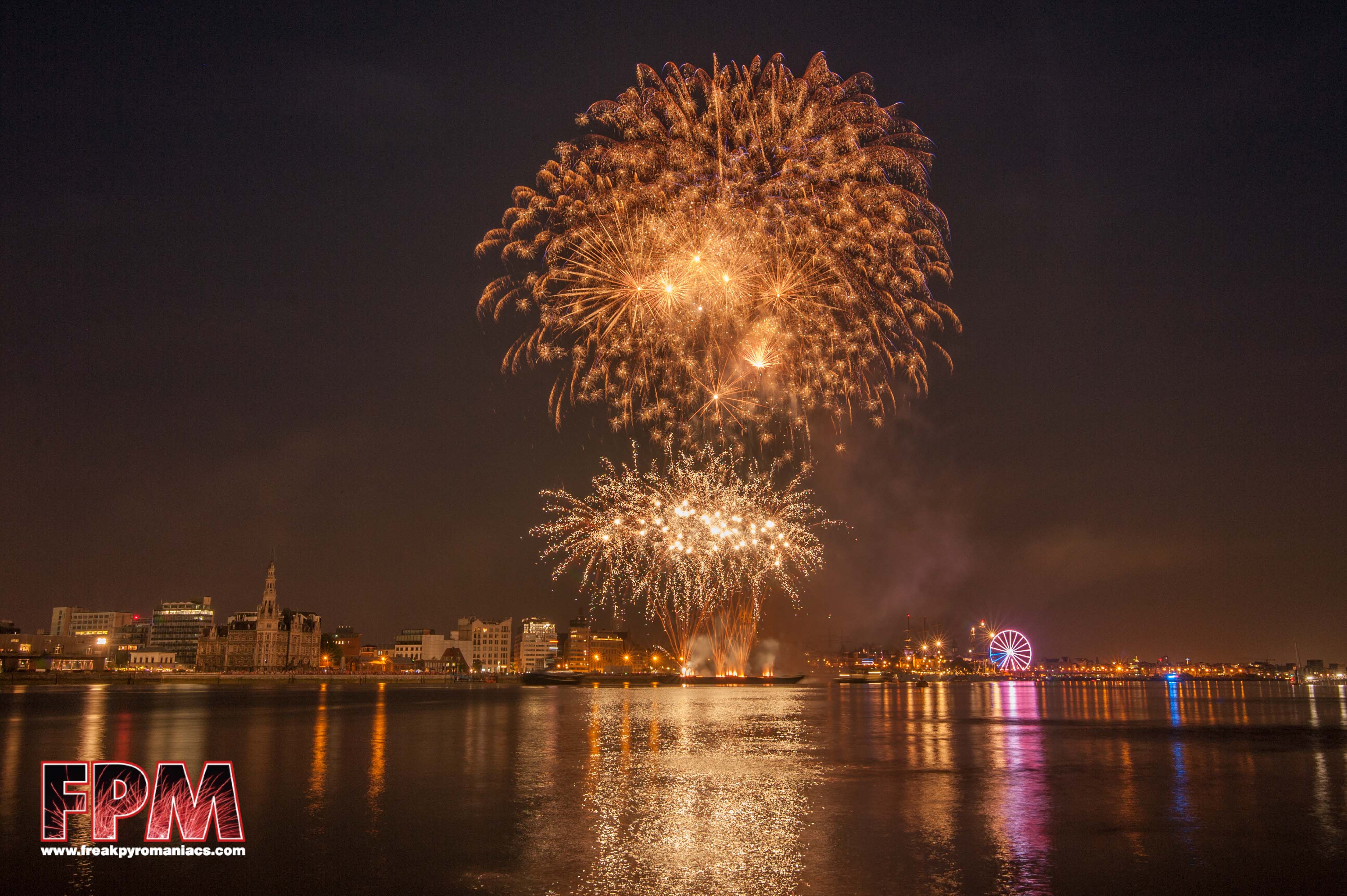 Vuurwerk Antwerpen - 23-07-2022