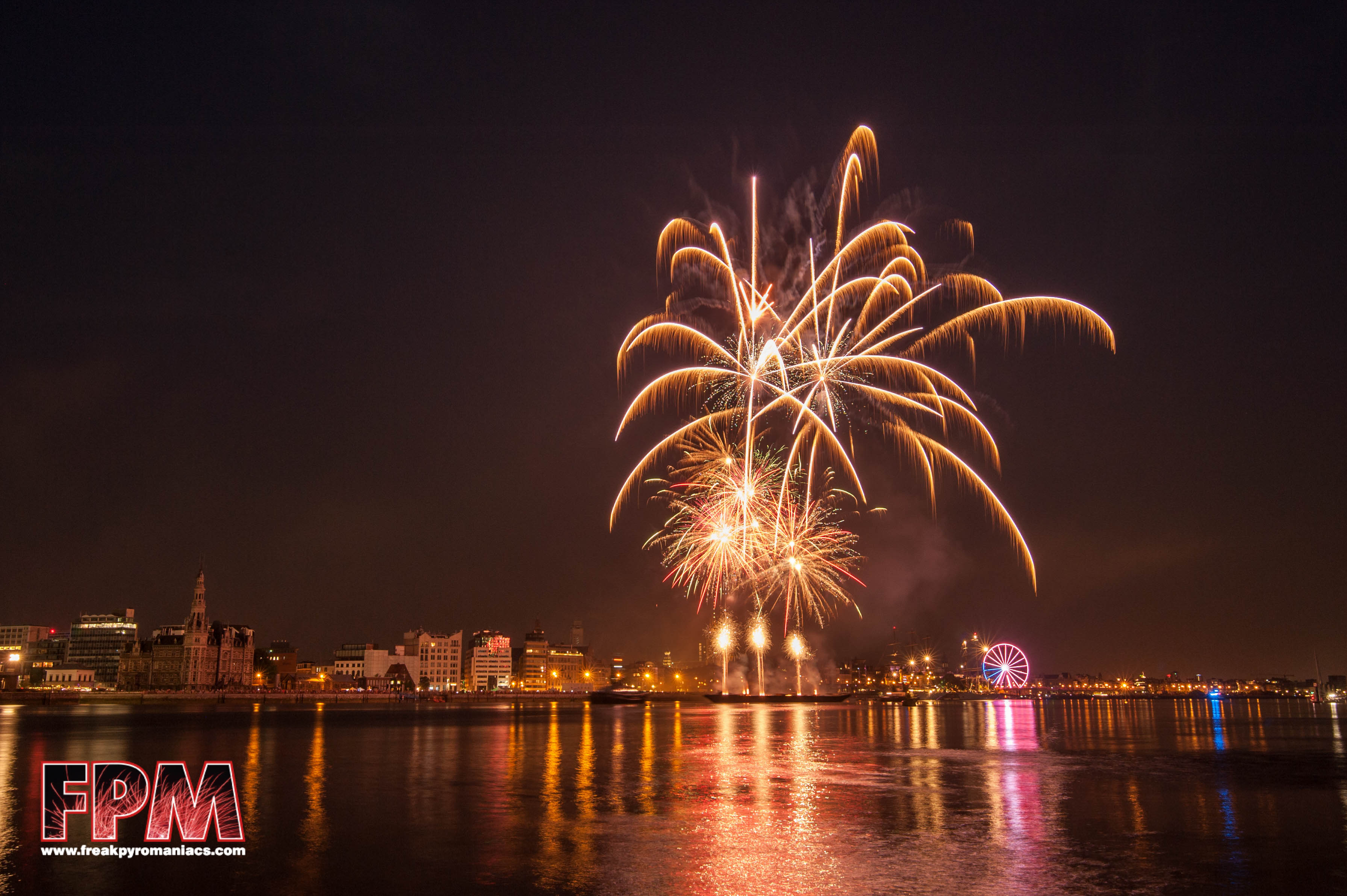 Vuurwerk Antwerpen - 23-07-2022