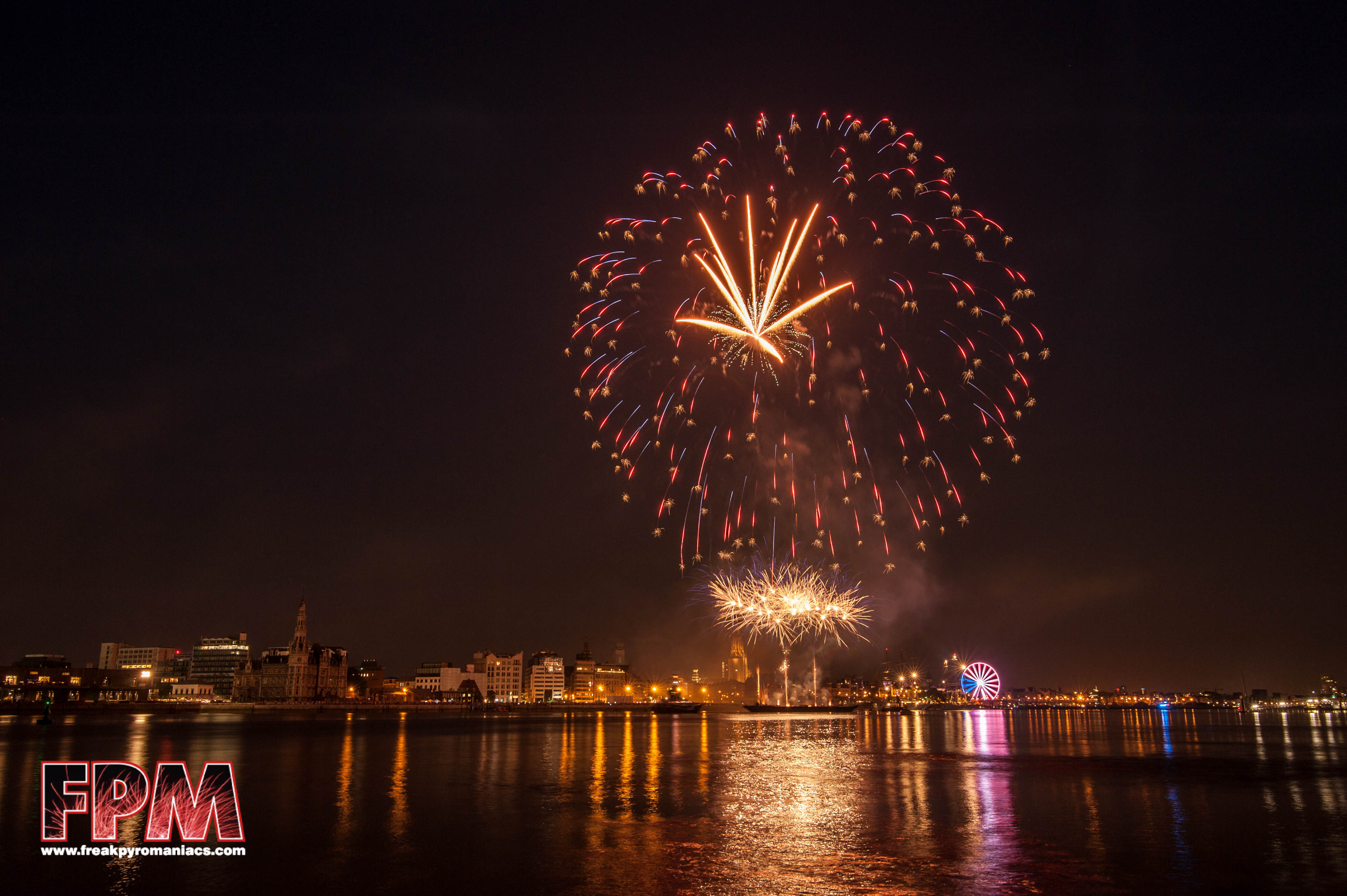 Vuurwerk Antwerpen - 23-07-2022