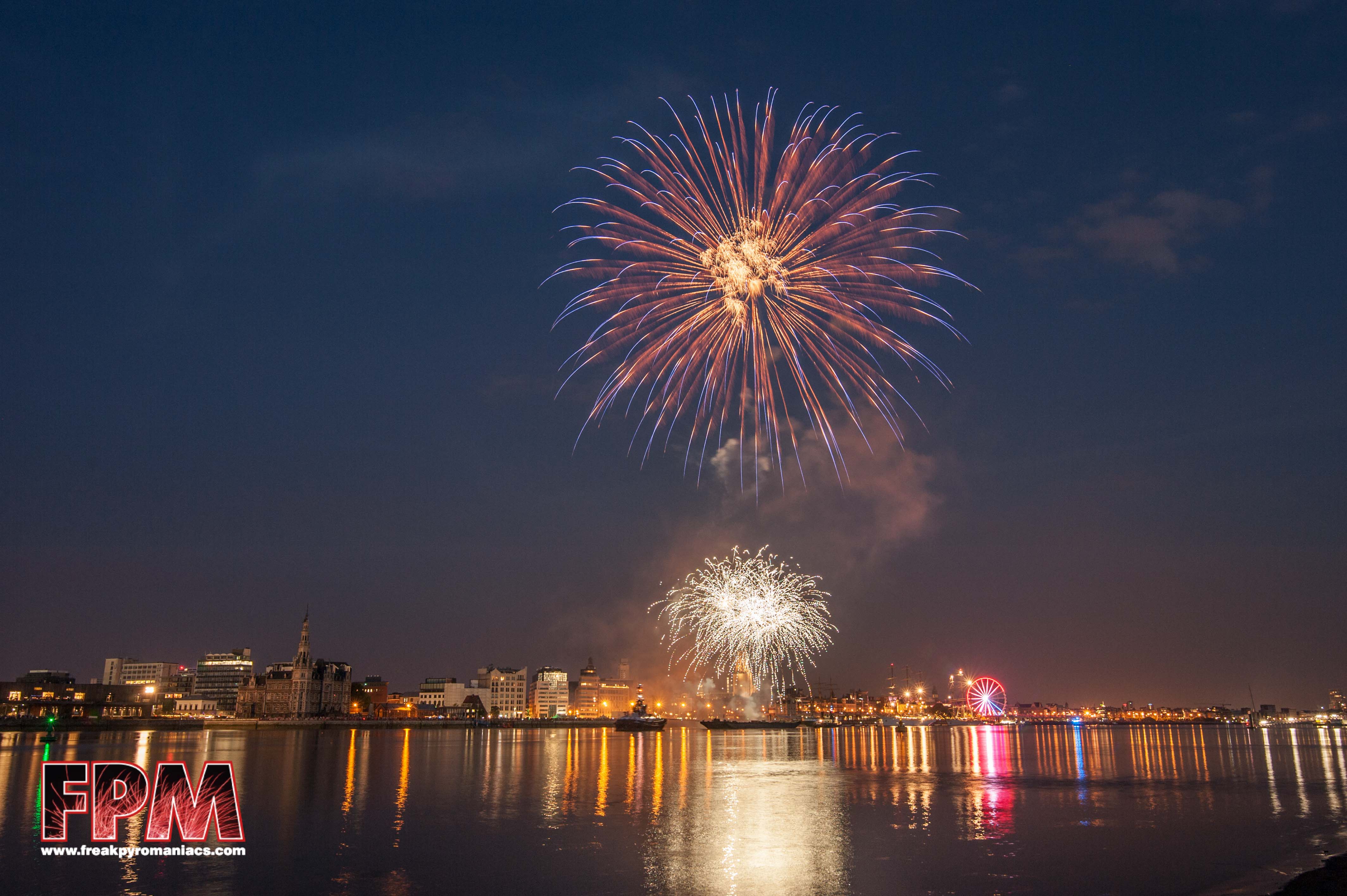 Vuurwerk Antwerpen - 23-07-2022