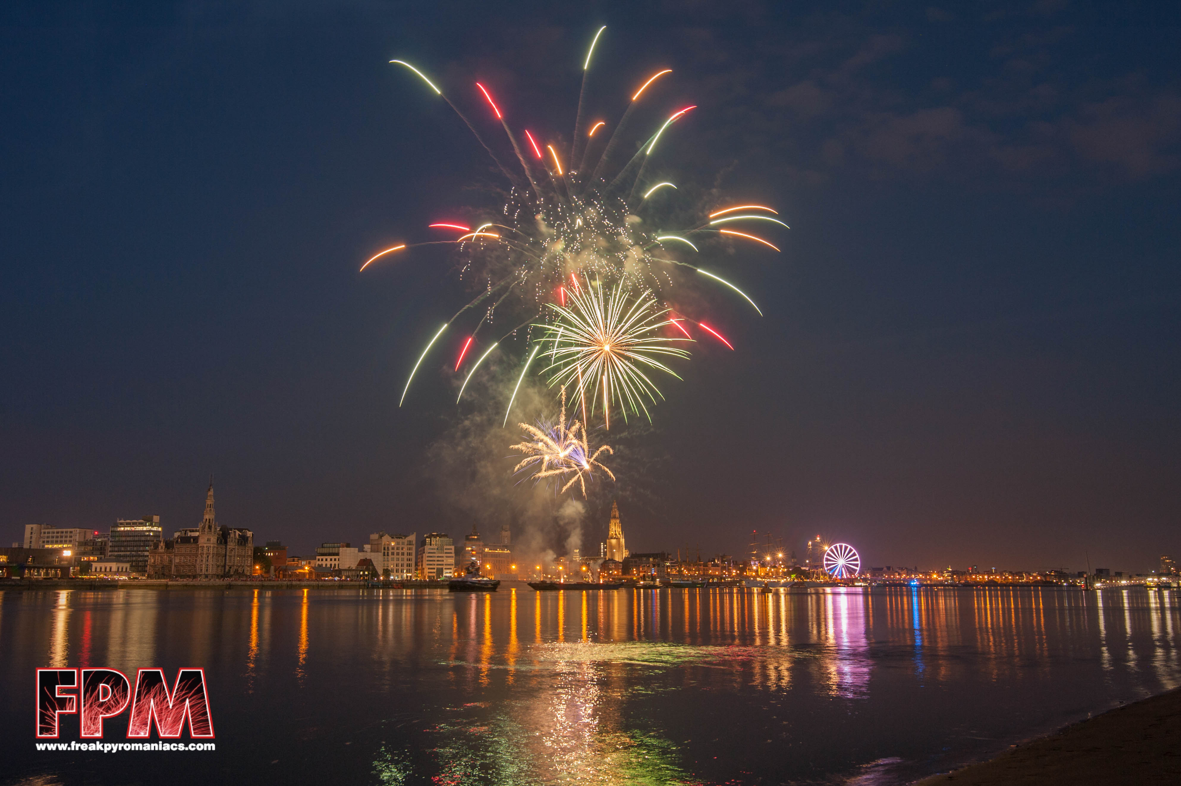 Vuurwerk Antwerpen - 23-07-2022