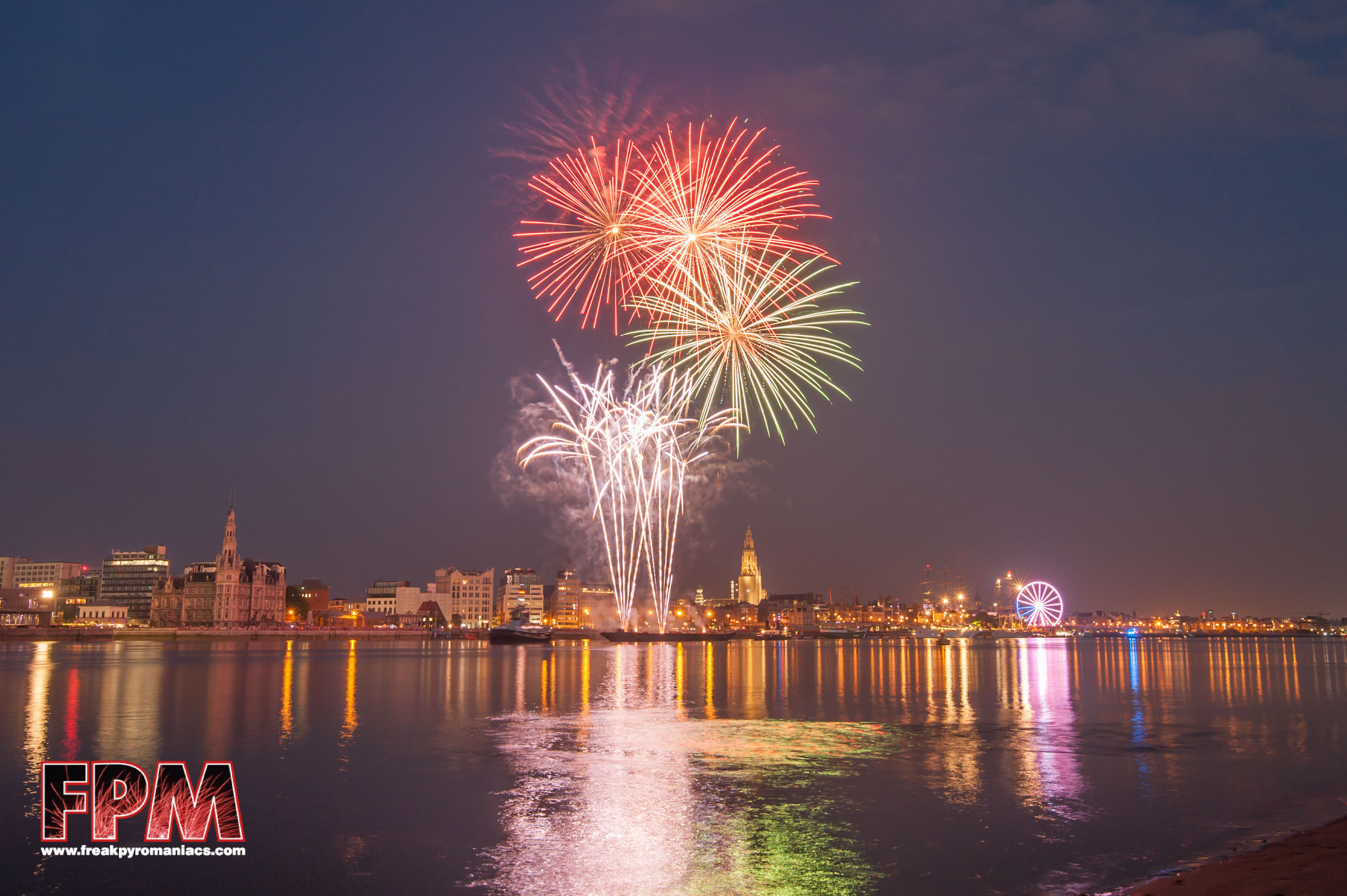 Vuurwerk Antwerpen - 23-07-2022