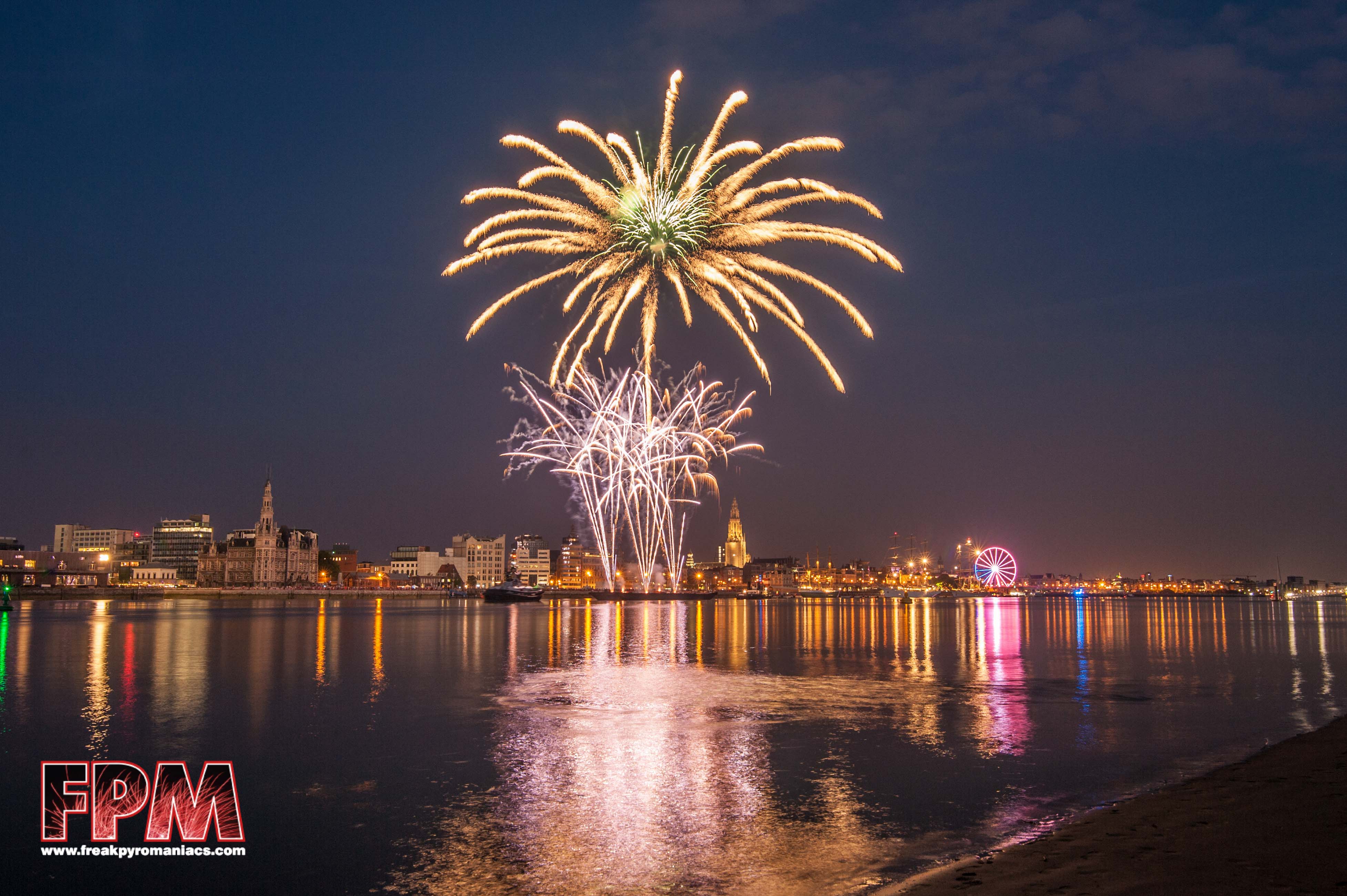 Vuurwerk Antwerpen - 23-07-2022