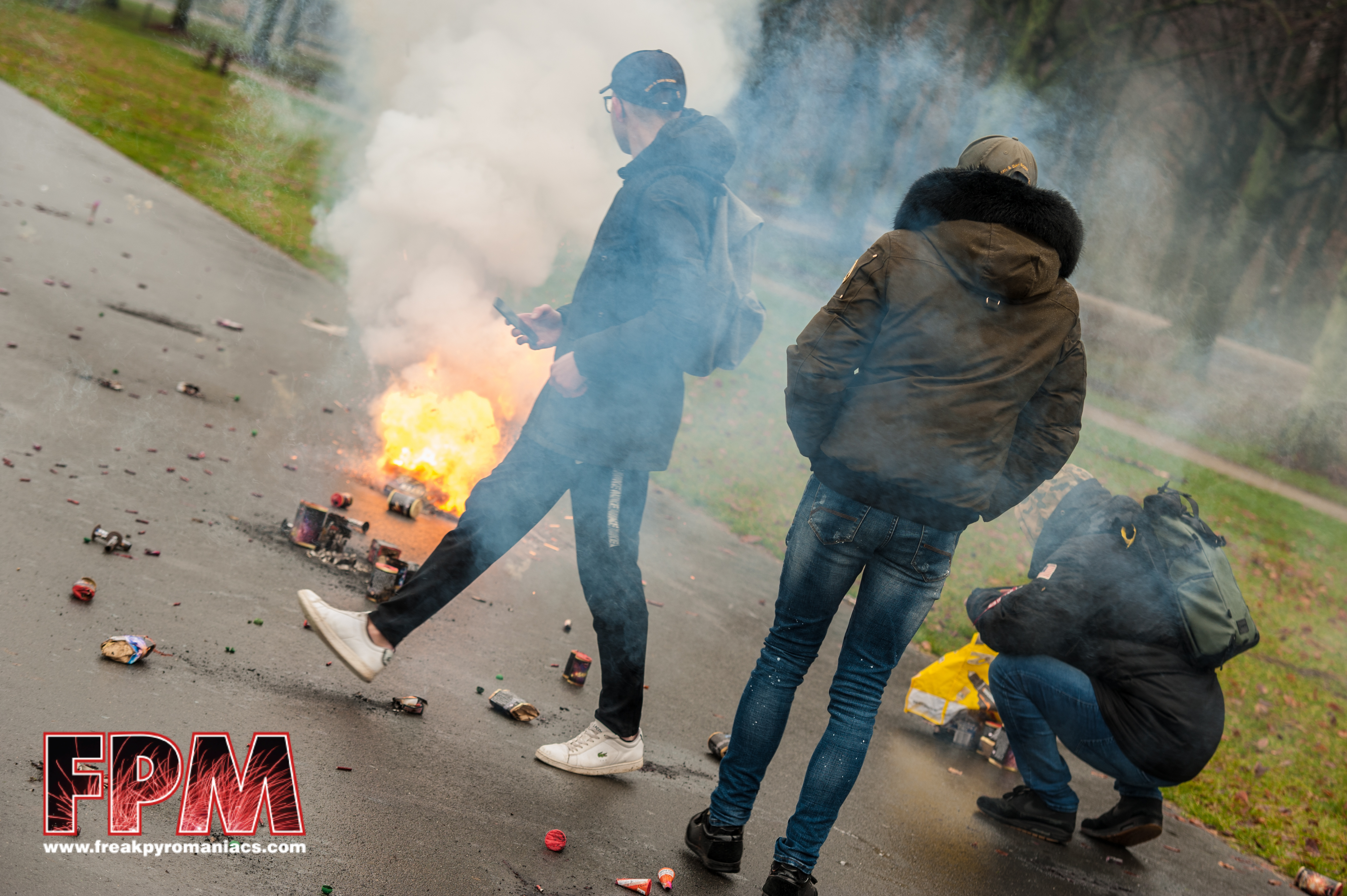 Vuurwerkdemonstratie 12-12-2020 Malieveld