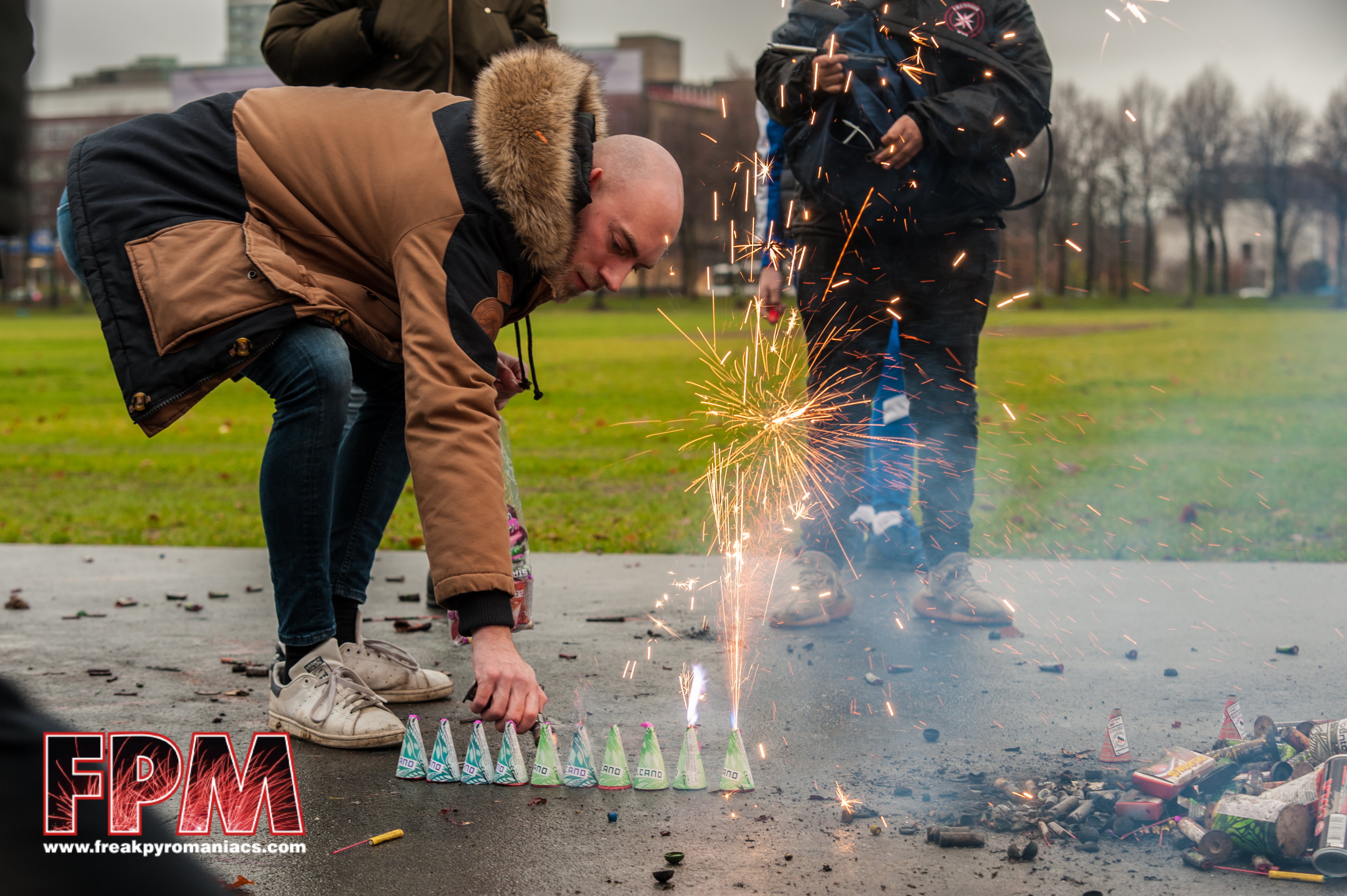Vuurwerkdemonstratie 12-12-2020 Malieveld