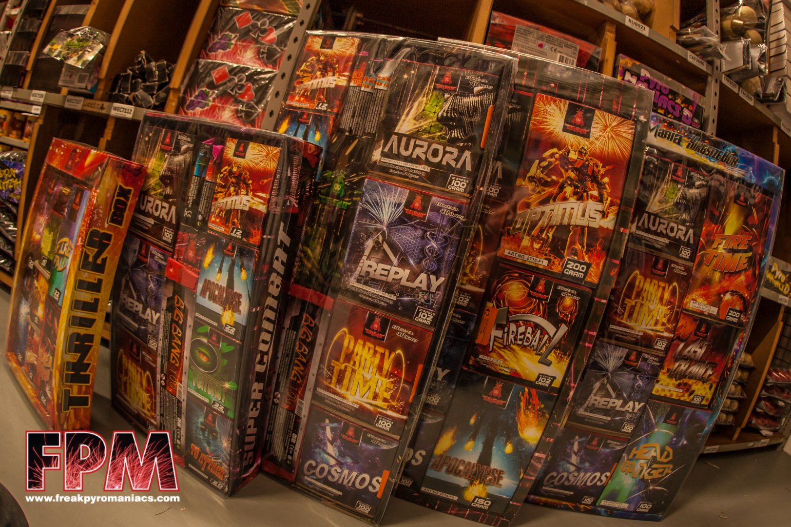 Winkel bezoek , quartel-vuurwerk pijnacker