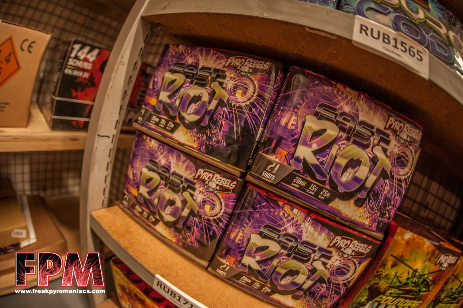 Winkel bezoek , quartel-vuurwerk pijnacker