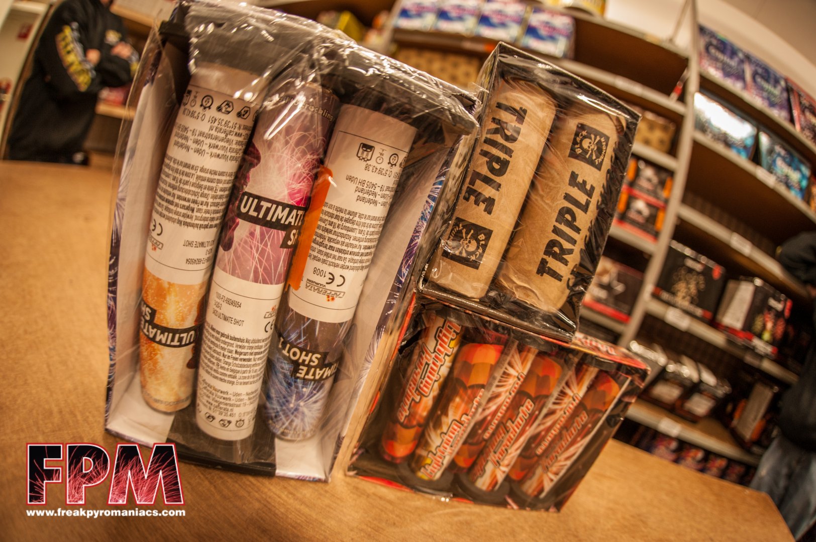 Winkel bezoek , quartel-vuurwerk pijnacker