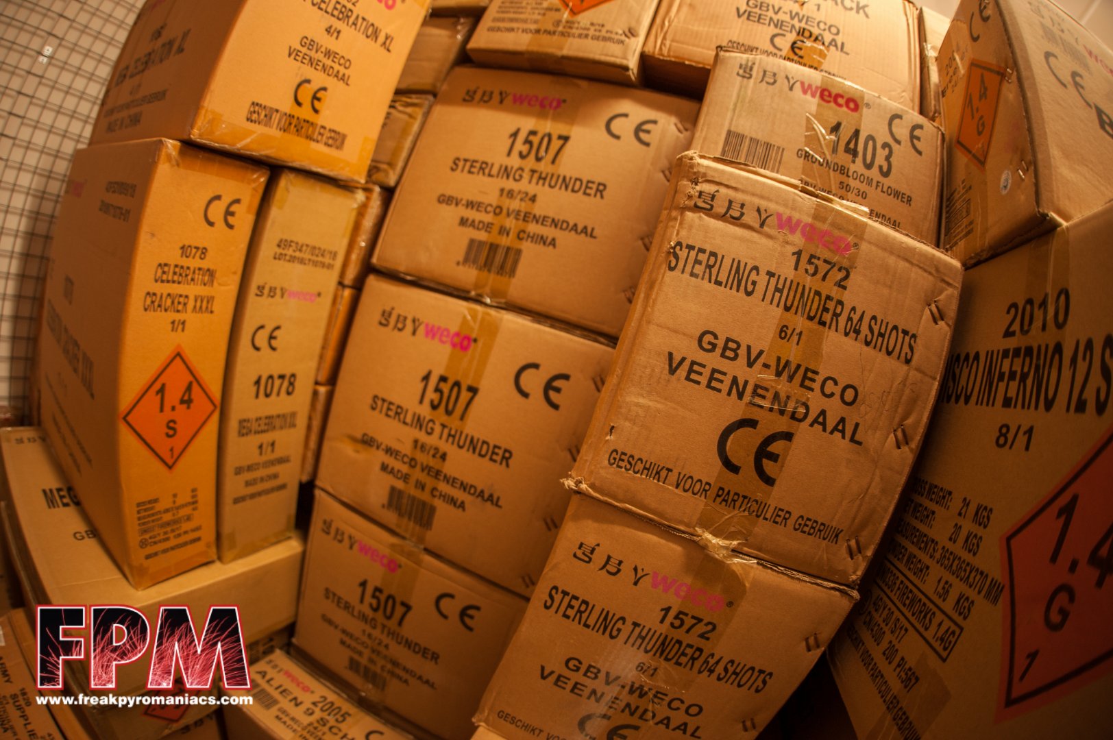 Winkel bezoek , quartel-vuurwerk pijnacker