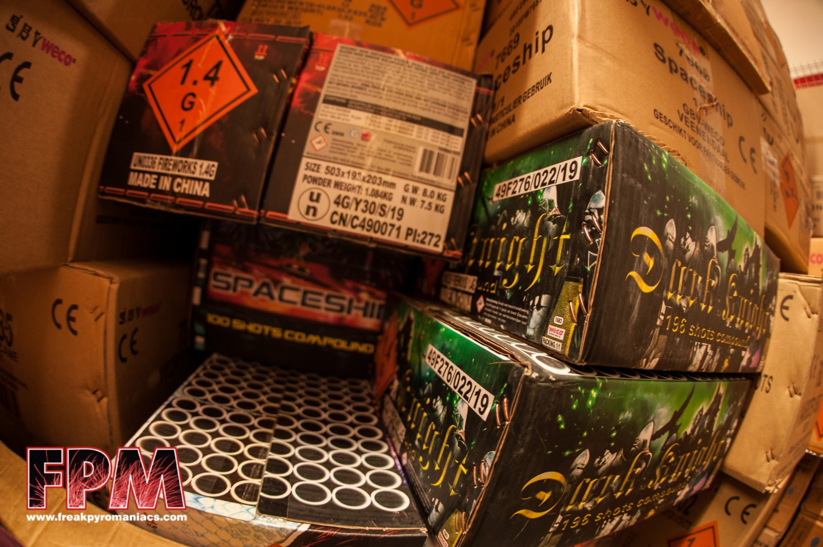 Winkel bezoek , quartel-vuurwerk pijnacker