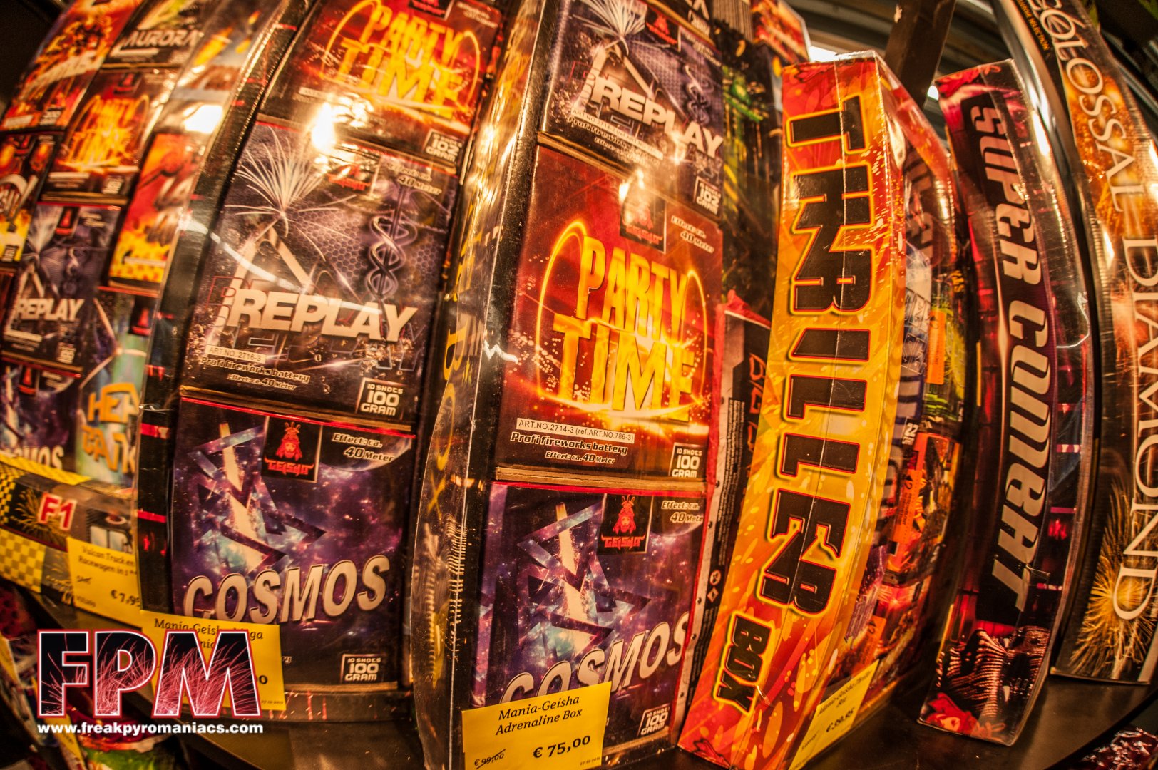 Winkel bezoek , quartel-vuurwerk pijnacker