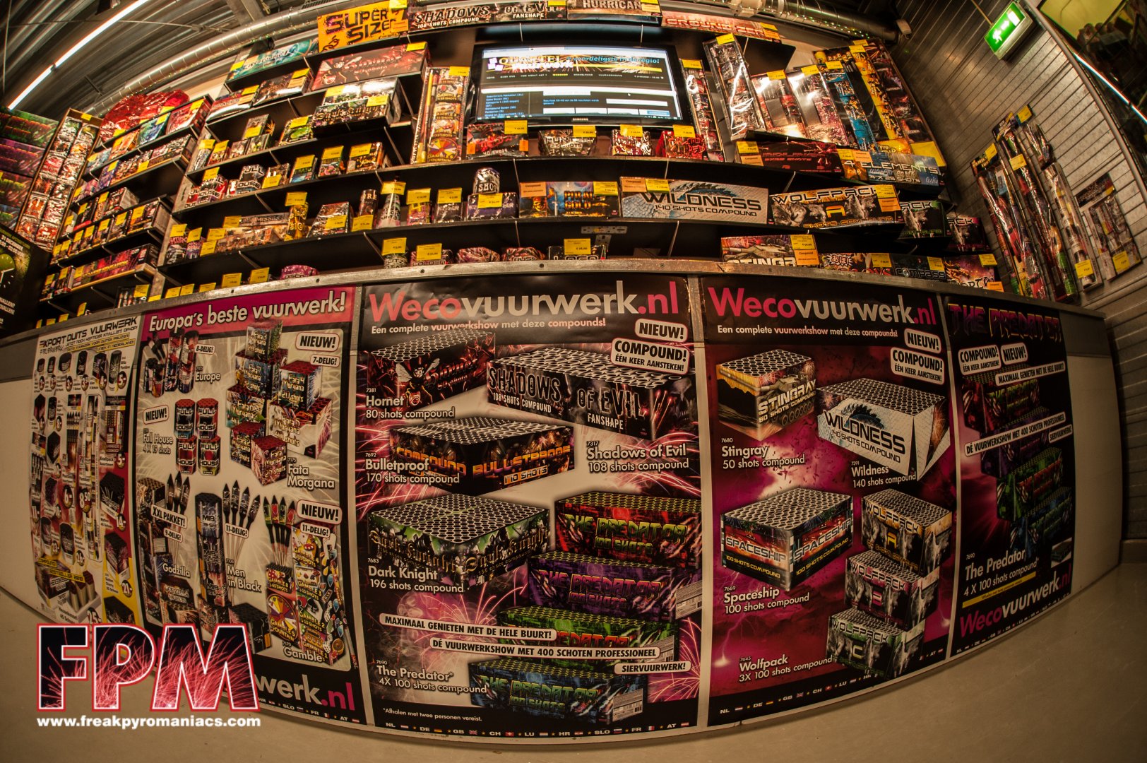 Winkel bezoek , quartel-vuurwerk pijnacker