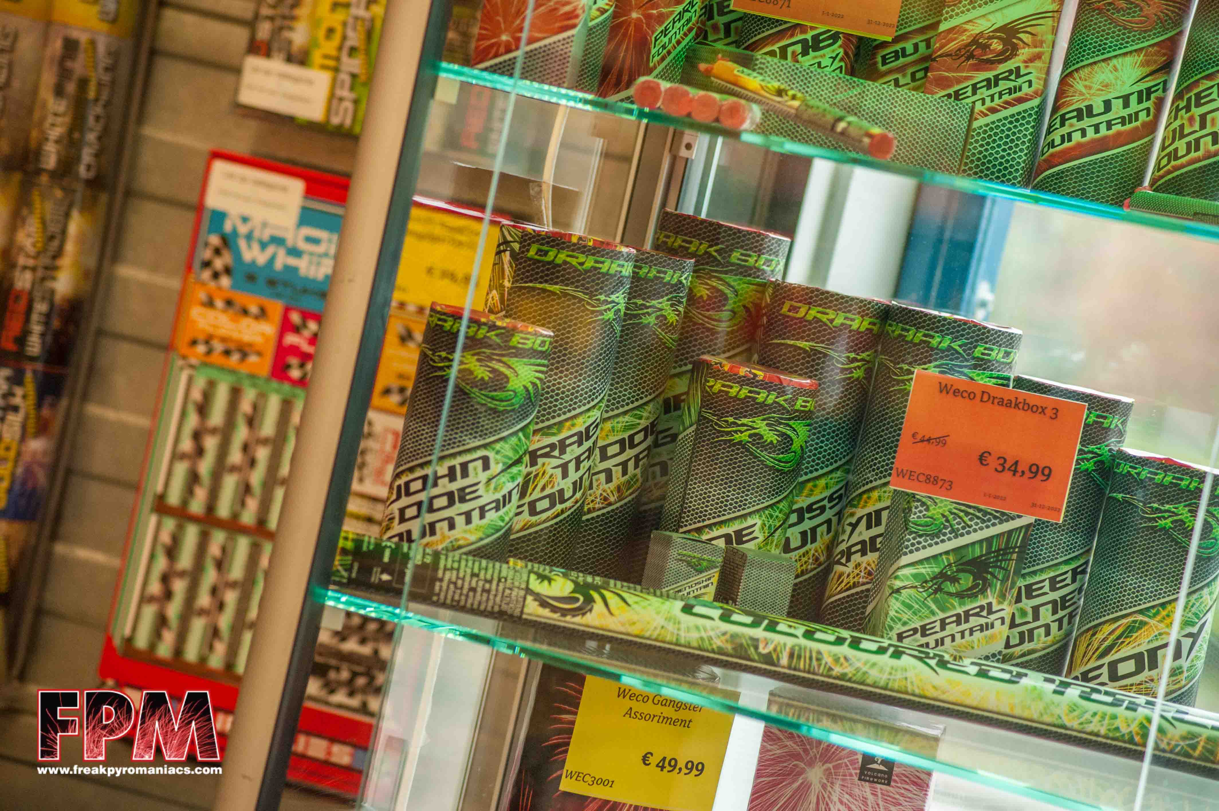 Winkelbezoek Quartel Vuurwerk