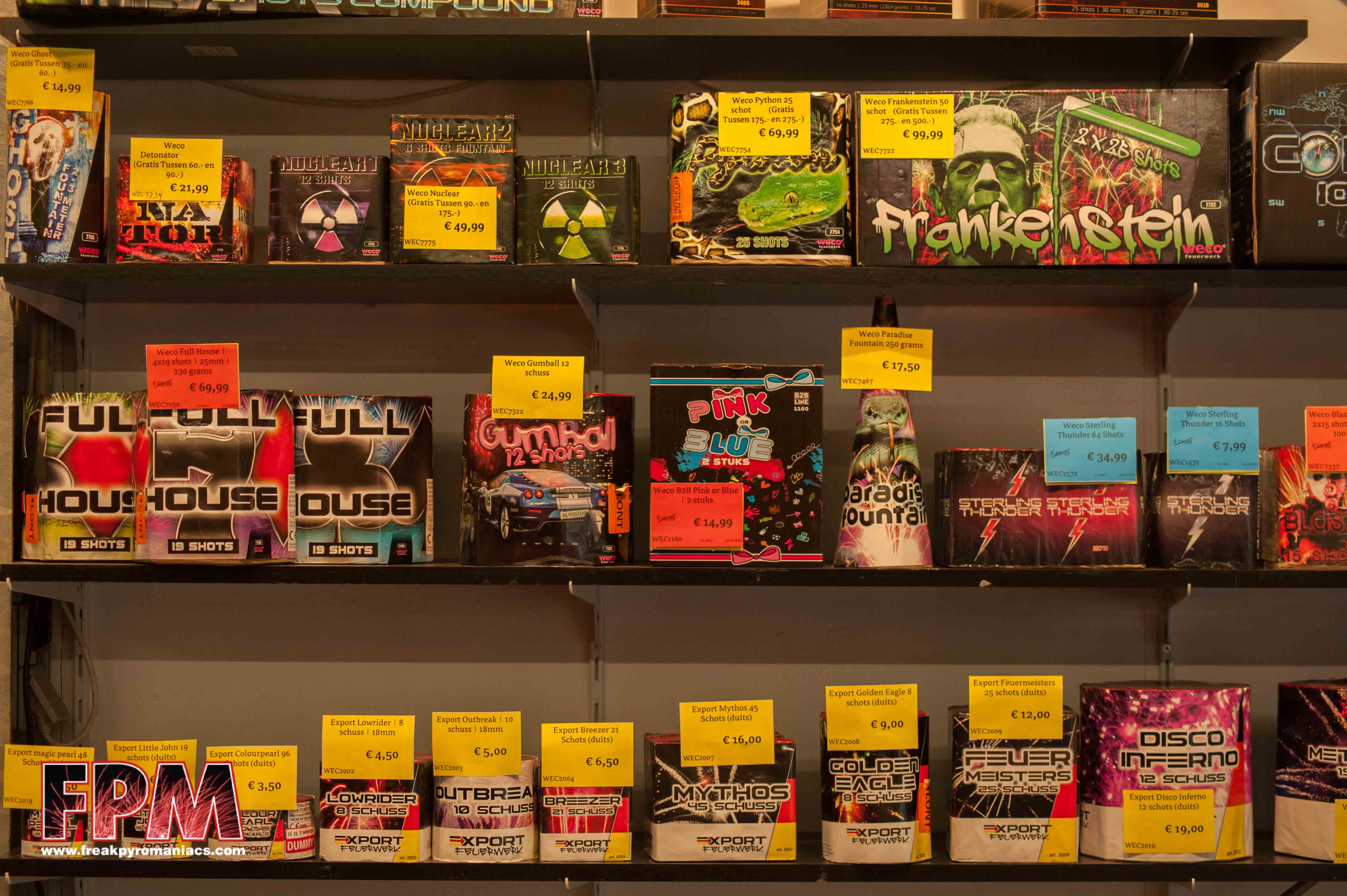 Winkelbezoek Quartel Vuurwerk