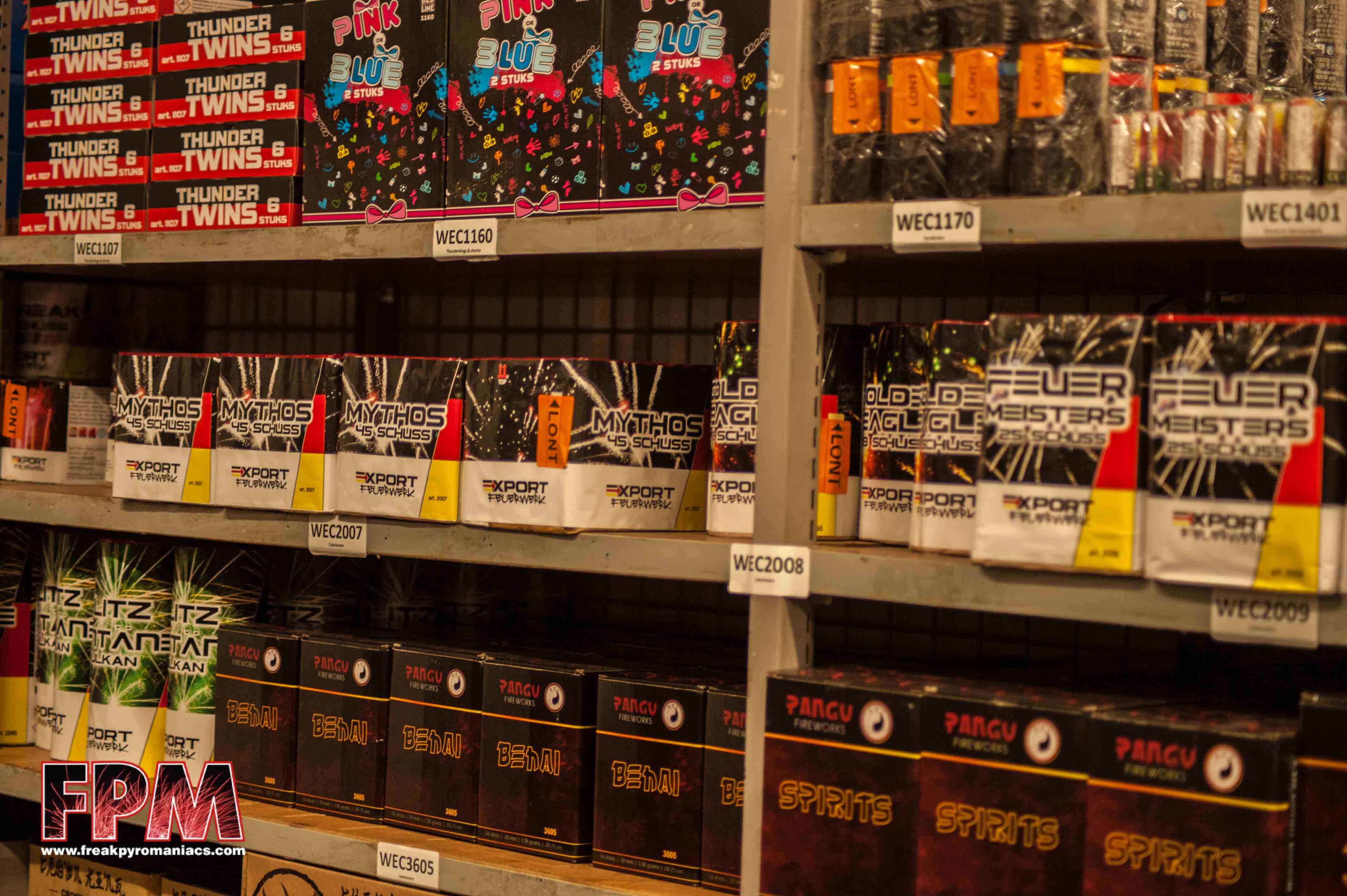 Winkelbezoek Quartel Vuurwerk